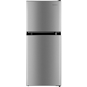Insignia™ - 4.5 Cu. Ft. Mini Fridge with Top Freezer and ENERGY STAR Certification - Stainless Steel Look $169.99 Bestbuy.com