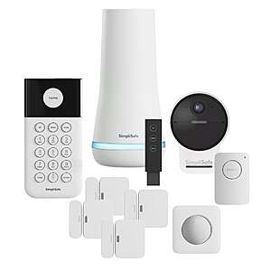 SimpliSafe Security System with Outdoor Camera Series 2, 10-piece $129.99 Free Shipping Costco.com