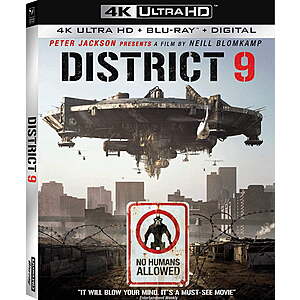 District 9 (4K Ultra HD + Blu-ray + Digital) $15 + Free S/H