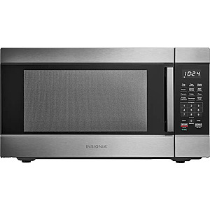 Insignia™ - 2.2 Cu. Ft. Countertop Microwave with Sensor Cooking and Inverter Technology - Stainless Steel $129.99 Bestbuy.com