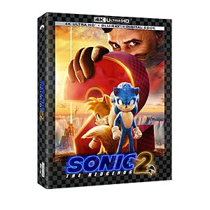 Sonic The Hedgehog 2 Steelbook [4K UHD] $20.76 Amazon.com