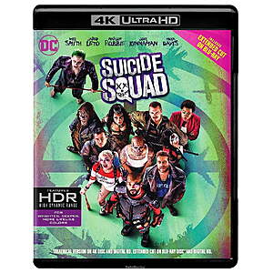 Suicide Squad (4K Ultra HD + Blu-ray) [UHD] $12.99 Free Shipping Walmart.com