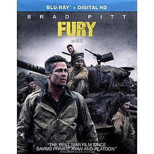 Fury [BLU-RAY]  + Digital $8.40 Walmart.com