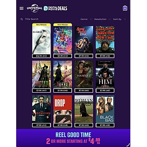 Fanflix Reel Good Time 2 or more starting at $4.99 each plus extra 10% Off with code FALLMOVIES10