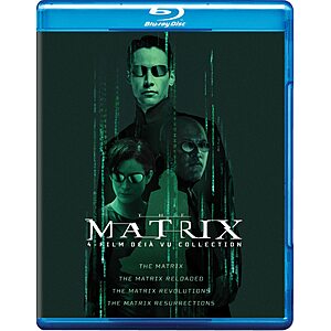 The Matrix 4-Film Déjà vu Collection (Blu-ray) $12.99 Amazon.com