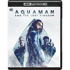 Aquaman and the Lost Kingdom (4K Ultra HD) $14.99 Amazon.com