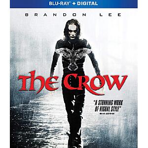 The Crow (Blu-ray + Digital) $6.95 