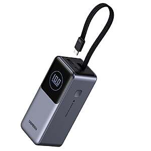 Costco Members: 20000mAh UGREEN Nexode 130W Power Bank w/ Built-in USB-C Cable $40 + Free S&H