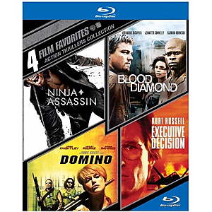 4 Film Favorites: Action Thrillers (Blu-ray) $11.59 Walmart.com