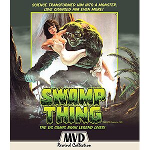 Swamp Thing Unrated + Theatrical Cut Collector's Edition Blu Ray $14.38 Amazon.com