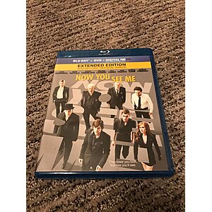 Now You See Me [Blu-ray + DVD + Digital] $5 Amazon.com