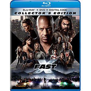 Fast X - Collector's Edition Blu-ray + DVD + Digital $8.49 Amazon.com