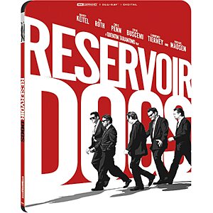 Prime Members: Reservoir Dogs [4K UHD + Blu-ray + Digital] $10.50 + Free S&H