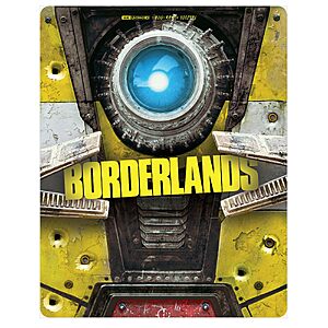 Borderlands SteelBook (4K UHD + Blu-ray + Digital) $12.99 Amazon.com