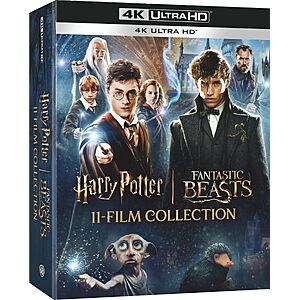 Harry Potter and Fantastic Beasts 11-Film Collection (4K Ultra HD Blu-ray) $89.50 + Free S&H
