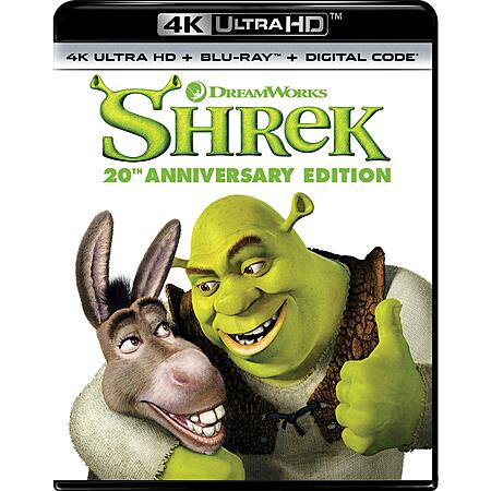 Shrek - 20th Anniversary Edition 4K Ultra HD + Blu-ray + Digital $10.49 Free Shipping Amazon Prime
