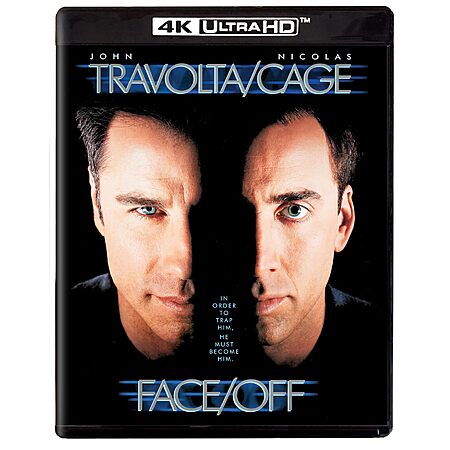 Face Off 4k UHD Physical Disc Free Shipping $12.79 Amazon Prime