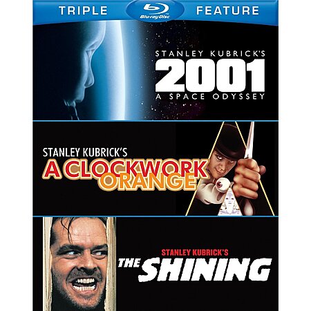 Stanley Kubrick Triple Feature (2001: A Space Odyssey / A Clockwork Orange / The Shining) [Blu-ray] $12.41 Amazon