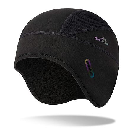 45% off GXCROR Winter Helmet Liner Cap, Fleece Lined Thermal Hat Beanie for Men Women Different Colors Size Use Code 2HM3L7FD Amazon