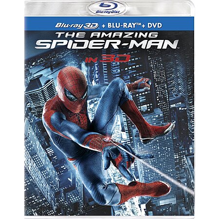 The Amazing Spider-Man - Blu-ray + DVD + 3D $8.48 Amazon