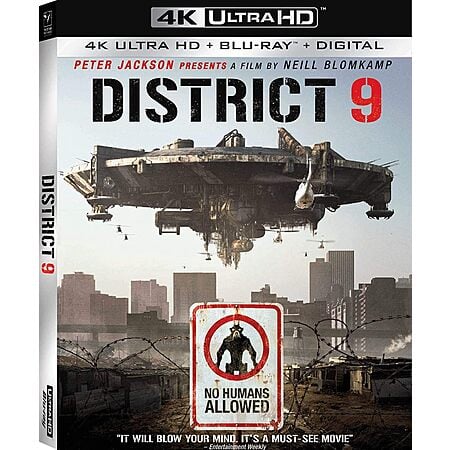 District 9 - 4K + Blu-ray + Digital $15.39 Amazon