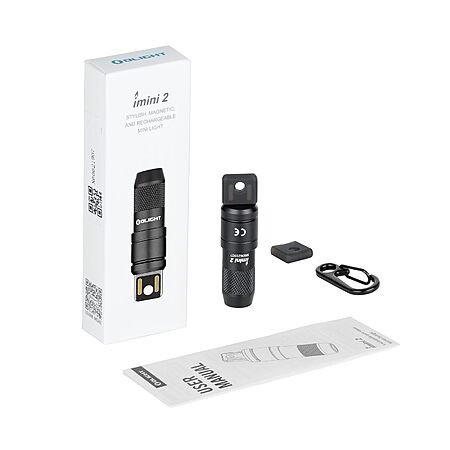 OLIGHT IMINI 2 EDC Rechargeable Keychain Flashlight, 50 Lumens Compact and Portable Mini LED Keyring Lights  (Black) $13.28 Other Colors Available Costco.com