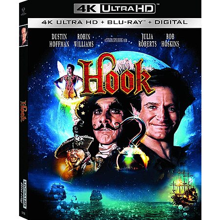 Hook - 4K + Blu-ray + Digital $14.42 Amazon