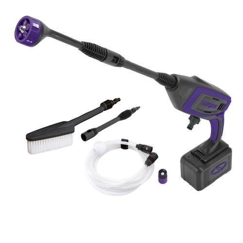 Sun Joe 24V-PP350-LTE 24-Volt iON+ Power Cleaner Kit | W/ 2.0-Ah Battery and Charger | 350 PSI Max* | 0.6 GPM Max* (Certified Refurbished) $49.99