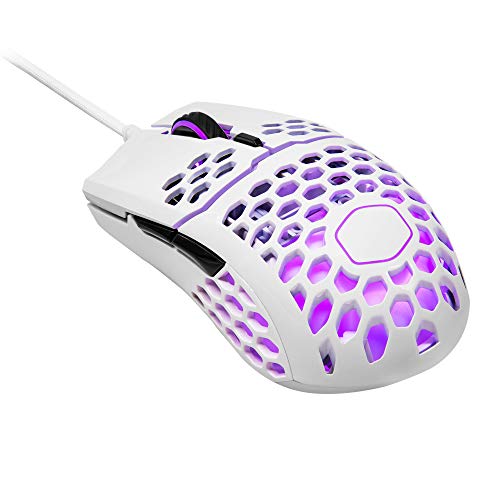 Cooler Master MM711 Glossy White Gaming Mouse (60g, 16000 DPI) $3 (After $25 Rebate)