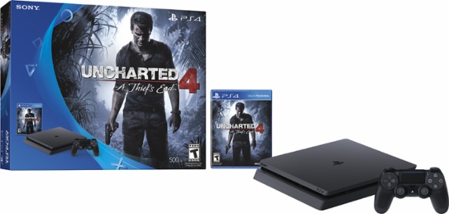 $649.98 PS4 Uncharted Bundle + 55" Sony Smart 1080P HDTV + $50 Gift Card - Best Buy