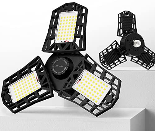 2 Pack Deformable LED Garage Light with 3 Ultra Bright Adjustable  $18.77