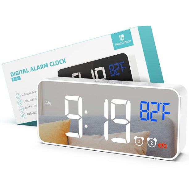 HeimVision A10C LED Digital Alarm Clock $19.99 @walmart