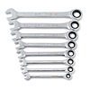 YMMV - 90-Tooth Metric Ratcheting Combination Wrench Set with Tray (8-Piece) $16.02