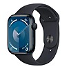 Apple GS Cert Refurb Watch Series 9 (GPS) 45mm Silver Aluminum Case with Storm Blue Sport Band with Blood Oxygen - M/L - Silver - (2023) $199.99 at Best Buy