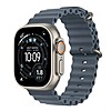 Apple Watch Ultra 3 (GPS+Cellular) 49mm Titanium Case with Anchor Blue Ocean Band - Natural - (2025) - Open Box - Excellent $734.99 at Best Buy