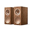 KEF - R3 Meta Bookshelf Loudspeaker (Pair) - Walnut - Open Box $1491.99