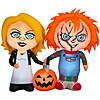 Halloween Airblown Yard Inflatables Chucky and Bride &amp;amp; Pumkin 66.14 in x 19.29 in x 57.48 in 5.09 lb $47.49