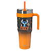 Zak Designs 40oz Stitch Halloween Straw Handle Tumbler, Double Wall Vacuum Insulated Stainless Steel $4.99