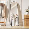 BEAUTYPEAK 59&amp;quot;x 16&amp;quot; Full Length Mirror Arched Standing Floor Mirror Full Body Mirror, Black $29.6