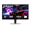 Samsung - 32&amp;quot; Odyssey OLED G8 (G81SF), 4K UHD, 240Hz, 0.03ms, AMD FreeSync Premium Pro, Glare Free, HDR 400 Gaming Monitor - Silver - Open Box $627.99