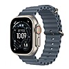 Apple Watch Ultra 3 (GPS+Cellular) 49mm Titanium Case with Anchor Blue Ocean Band - Natural - (2025) - Open Box - Starting at: $519.99