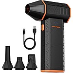 WOLFBOX MF50 Electric Air Duster-Mini Blower Turbo Fan for PC, Toys and Car Open Box $21.24