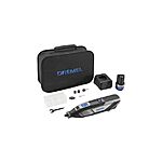 Dremel 8240 12V Cordless Rotary Tool Kit (Factory Reconditioned) with Variable Speed and Comfort Grip - Includes 2AH Battery Pack, Charger, 5 Accessories &amp; Wrench $49.99