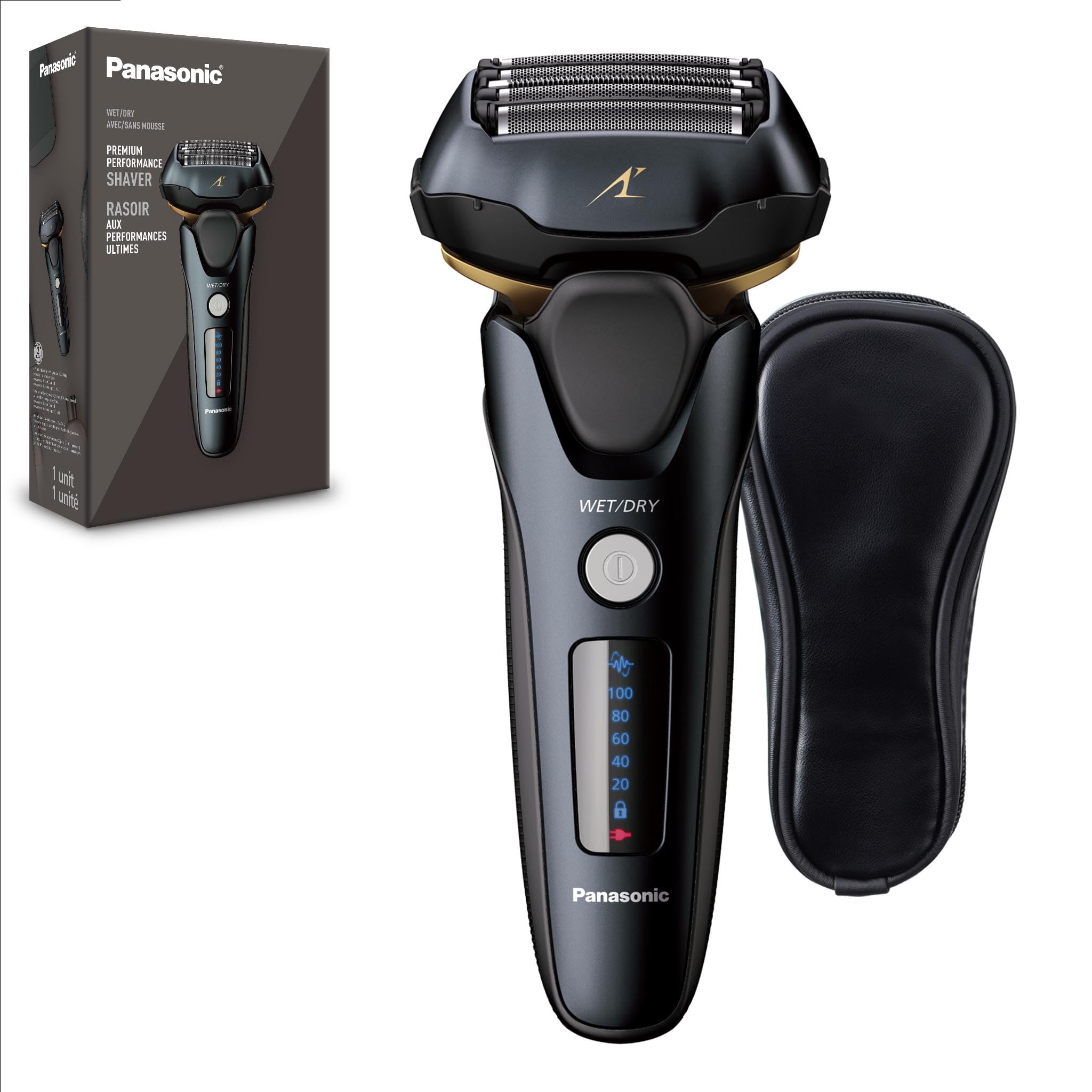 Panasonic ARC5 Electric Razor for Men with Pop-up Trimmer, Wet Dry 5-Blade Electric Shaver with Intelligent Shave Sensor and 16D Flexible Pivoting Head - ES-LV67-K (Black) $88.99