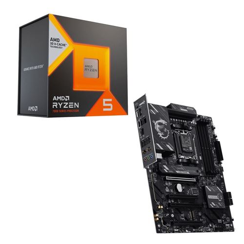 AMD Ryzen 5 7600X3D , MSI B850 Pro Gaming WiFi6e AM5, CPU Motherboard Bundle $299.99