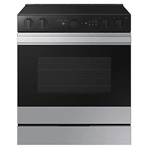 Samsung - Bespoke 6.3 Cu. Ft. Slide-In Electric Range with Air Sous Vide - Stainless Steel Electric $799.99