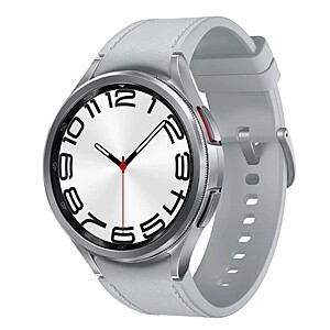 Samsung - Refurbished Excellent - Galaxy Watch6 Classic Stainless Steel Smartwatch 47mm BT - Silver - (2023) $129.97