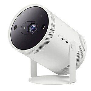 Samsung - Refurbished Excellent - The Freestyle 2nd Gen with Gaming Hub FHD HDR Smart Portable Projector - White $429