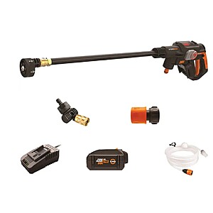 WORX - Nitro 20V Brushless Hydroshot up to 710 PSI at 1.0 GPM (1 x 4.0Ah Battery and 1 x Charger Included) - Black $129.99