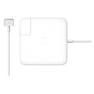 Apple - 85W MagSafe 2 Power Adapter with Magnetic DC Connector (for MacBook Pro with Retina display) - White - Open Box - Good $56.99
